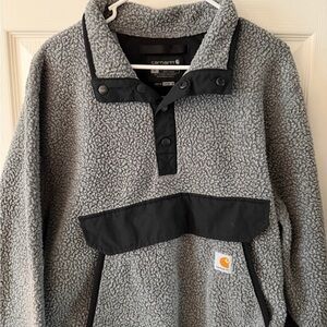 Carhartt Gray and Black Men's Pullover